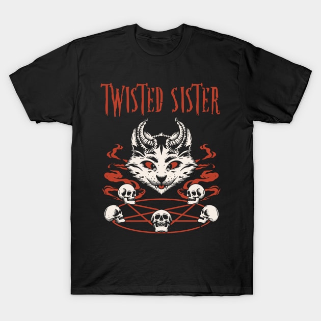 twisted sister the catanic T-Shirt by matilda cloud